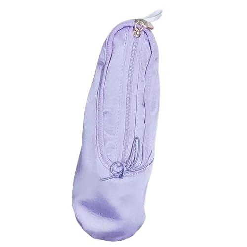 Dickly Ballettschuh Federmäppchen mit Reißverschluss, 20 X 7 Cm, für Tänzerinnen, Weiches Material, Vielseitige Kosmetiktasche, Hellviolett von Dickly