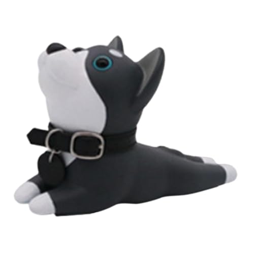 Dickly Cartoon Niedlichen Hund Figur Handy Halter Smartphone Halterung Geschenk Kinder Spielzeug Desktop Telefon Ständer Halter für Nachttisch, GRAU von Dickly