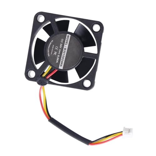 Dickly DC 24V Lüfter Gebläse 3010 Axial Doppelkugellager Extruder Hot End Fan Ersatz für K1/K1 Max 3D Drucker Dickly DC 24V Lüfter Gebläse 3010 Axial Doppelkugellager Extruder Hot End Fan Ersatz für K1/K1 Max 3D Drucker von Dickly