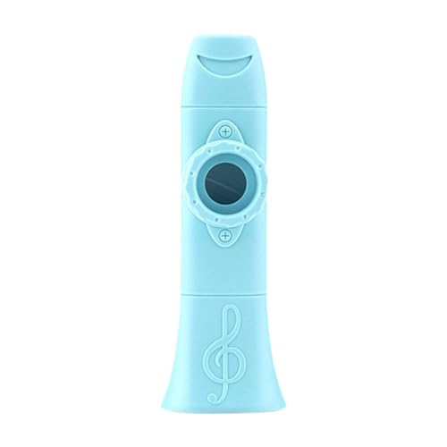 Dickly Kazoo einstellbarer Ton tragbar mit Membranes für Kindergeschenke Erwachsene Klavier Keyboard Anfänger, Blau von Dickly