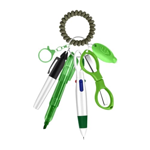 Dickly Krankenschwester Pen Kit Retractable Multicolor Pen Sturdy Tragbarer Highlighter Permanentmarker, GrÜn Dickly Krankenschwester Pen Kit Retractable Multicolor Pen Sturdy Tragbarer Highlighter Permanentmarker, GrÜn von Dickly