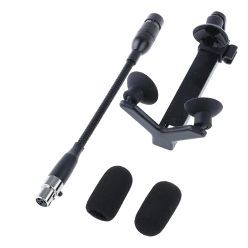 Dickly Musikinstrumenten Mikrofon mit Clip -Kit -Instrument -Mikrofon -Clip -Set -Schwanenhalsmikrofon und Clip, 4 Pin für Shure Dickly Musikinstrumenten Mikrofon mit Clip -Kit -Instrument -Mikrofon -Clip -Set -Schwanenhalsmikrofon und Clip, 4 Pin für Shure von Dickly