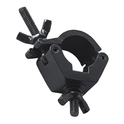 Dickly Robuste O-Klemme, Bühnenlichtklemme für Moving Head Beam, Schwarz für 30 bis 36 mm von Dickly