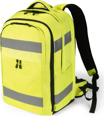 DICOTA Hi-Vis - Rucksack - 32-38 liters - Thermoplastisches Polyurethan (TPU), 600D RPET - Gelb (P20471-04) von Dicota