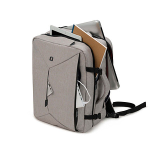 DICOTA Laptop-Rucksack Backpack Dual Plus EDGE Kunstfaser grau 29,0 l bis 39,6 cm (15,6 Zoll) von Dicota