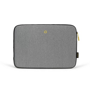 DICOTA Laptophülle Skin FLOW Kunstfaser grau/gelb bis 35,8 cm (14,1 Zoll) von Dicota
