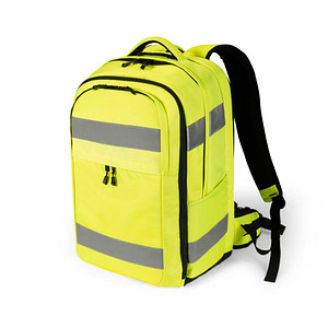 DICOTA Rucksack Hi-Vis Recycling-PET gelb 32,0 - 38,0 l von Dicota