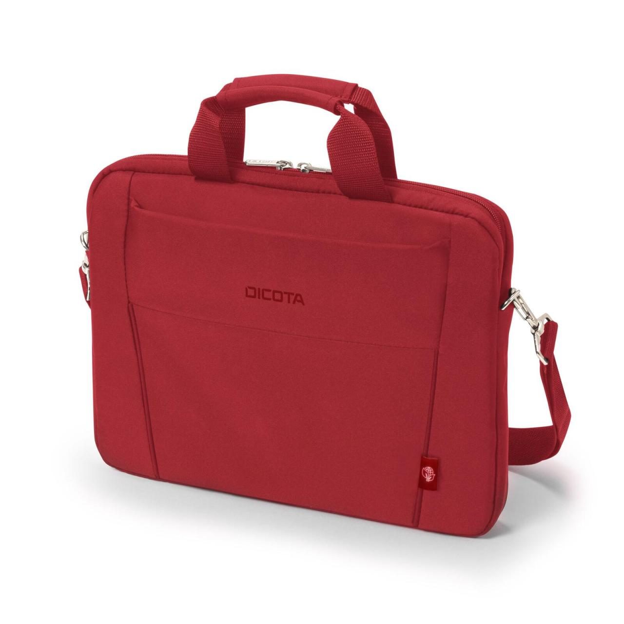 DICOTA Slim Eco Base 13"-14,1" Notebook-Tasche - Rot von Dicota