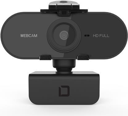 DICOTA Webcam PRO Plus Full HD - Web-Kamera - Farbe - 1920 x 1080 - 1080p - Audio - USB 2.0 von Dicota