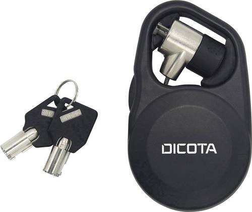 Dicota Laptopschloss Schlüsselschloss Security T-Lock Retractable, Single 3 x von Dicota