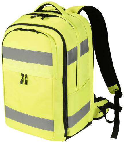 Dicota Warnschutz Notebook Rucksack Hi-Vis 32-38 Liter Passend für maximal: 43,9cm (17,3 ) Gelb von Dicota