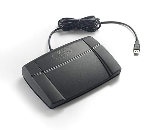 Digitaler Fußschalter Infinity IN-USB 3 - RA-Micro, ExpresScribe Pro und andere - Plug & Play von Dictation-Tools