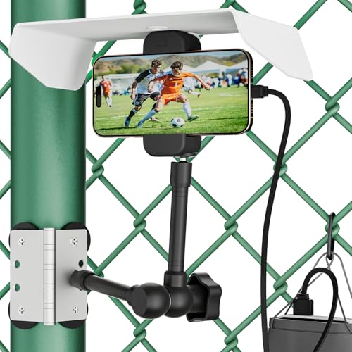 Didalo Magnetische Zaunhalterung für iPhone, Mevo Start, keine Montage, Sonnenschutz und Powerbank-Tasche im Lieferumfang enthalten, verstellbarer magischer Arm, Montageset für Gamechanger Didalo Magnetische Zaunhalterung für iPhone, Mevo Start, keine Montage, Sonnenschutz und Powerbank-Tasche im Lieferumfang enthalten, verstellbarer magischer Arm, Montageset für Gamechanger von Didalo