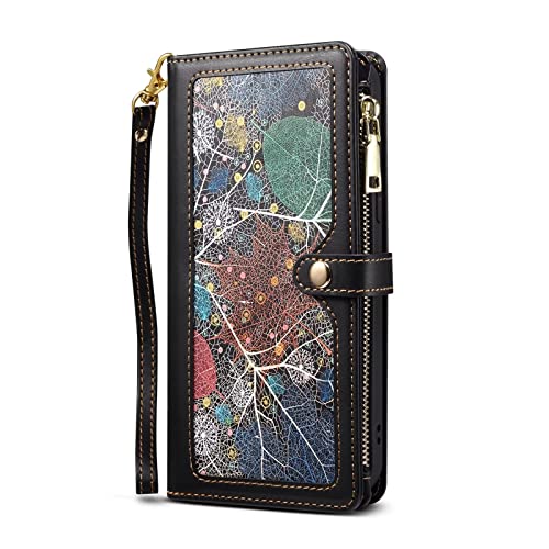 Didan Handy Brieftasche Umhängetasche für Samsung Galaxy S21 Ultra,Frauen Mädchen PU Leder Blatt Crossbody Schultertasche Geldbörse Handytasche mit Gurt 10 Kartenfächer Didan Handy Brieftasche Umhängetasche für Samsung Galaxy S21 Ultra,Frauen Mädchen PU Leder Blatt Crossbody Schultertasche Geldbörse Handytasche mit Gurt 10 Kartenfächer von Didan