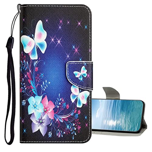 Didan Handyhülle für Samsung Galaxy A21S Handytasche Hülle mit Bunt Motiv PU Leder Tasche Flip Case Klapphüllen Standfunktion Full Body Schutzhülle von Didan