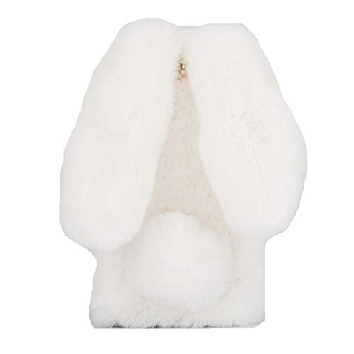 Didan Hase Pelz Hülle für iPhone 14 Plus,3D Kaninchen Ohr Case Warme Flauschige Plüsch Schutzhülle Handy Schale Tasche Soft Haut,Weiß Didan Hase Pelz Hülle für iPhone 14 Plus,3D Kaninchen Ohr Case Warme Flauschige Plüsch Schutzhülle Handy Schale Tasche Soft Haut,Weiß von Didan
