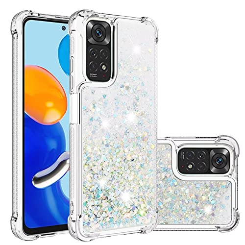 Didan Nadoli Glitzer Treibsand Hülle für Xiaomi Redmi Note 11,Silikon Stoßfest Handyhülle Transparent TPU Bumper Schutzhülle Flüssig Durchsichtig Quicksand Case Didan Nadoli Glitzer Treibsand Hülle für Xiaomi Redmi Note 11,Silikon Stoßfest Handyhülle Transparent TPU Bumper Schutzhülle Flüssig Durchsichtig Quicksand Case von Didan