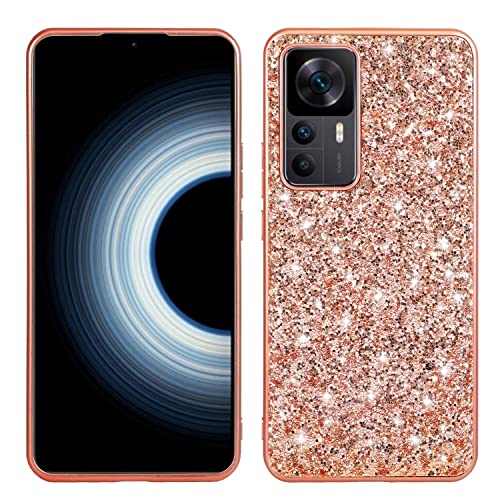 Didan Nadoli Glitzer Hülle für Xiaomi 12T Roségold Glänzend Funkelnd Bling Galvanisier Rahmen Ultradünne Stoßfest Rückseite Tasche Handyhülle Schutzhülle Didan Nadoli Glitzer Hülle für Xiaomi 12T Roségold Glänzend Funkelnd Bling Galvanisier Rahmen Ultradünne Stoßfest Rückseite Tasche Handyhülle Schutzhülle von Didan
