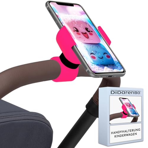 Handyhalterung Kinderwagen universal geeignet für Smartphones bis zu 7,6" Rosa Handyhalterung Kinderwagen universal geeignet für Smartphones bis zu 7,6" Rosa von Didarenba