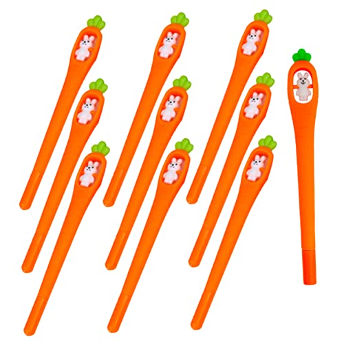 Didiseaon 10 Stück Kaninchen-Karotten-Stift ästhetisch Hasen-Karottenstifte Cartoon Karottenstift Gel-Tintenstift süße Stifte Schreibstift für Schüler lustige Stifte für Kieselgel Didiseaon 10 Stück Kaninchen-Karotten-Stift ästhetisch Hasen-Karottenstifte Cartoon Karottenstift Gel-Tintenstift süße Stifte Schreibstift für Schüler lustige Stifte für Kieselgel von Didiseaon