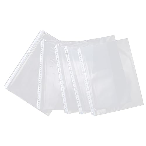 Didiseaon 100 Stück Innentasche Für Ordner Ordnerhüllen Binder-beutel Mit Losen Blättern Ordner Löschen Buchseite Seitenschutz Für 3-ring-ordner Blattbeutel Produkt Datei Plastik Transparent Didiseaon 100 Stück Innentasche Für Ordner Ordnerhüllen Binder-beutel Mit Losen Blättern Ordner Löschen Buchseite Seitenschutz Für 3-ring-ordner Blattbeutel Produkt Datei Plastik Transparent von Didiseaon