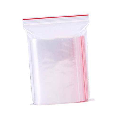 Didiseaon 100 Stück -beutel Selbstversiegelnde Zellophanbeutel Taschenverpackung Wiederverschließbare Aufbewahrung Abs Tragetasche Faltbare Kühltasche Sparer Mini Bündeln Transparent von Didiseaon