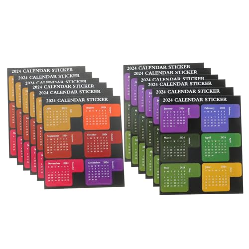 Didiseaon 12 Blatt DIY klebrige klebrige Papier Kalenderaufkleberplaner monatliche Aufkleber-Tabs Pads-Kalender Monat Indexaufkleber Farbe Monatskalender für Kühlschrank Planer -Aufkleber Didiseaon 12 Blatt DIY klebrige klebrige Papier Kalenderaufkleberplaner monatliche Aufkleber-Tabs Pads-Kalender Monat Indexaufkleber Farbe Monatskalender für Kühlschrank Planer -Aufkleber von Didiseaon