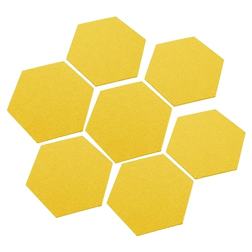 Didiseaon 12 Stück Filz Hintergrund Wandaufkleber selbstklebendes Memoboard Filzfliesenbrett Honig Wohnzimmer Sechseckige Pinnwand aus Filz sechseckiges Schwarzes Brett gefühlt Gelb Didiseaon 12 Stück Filz Hintergrund Wandaufkleber selbstklebendes Memoboard Filzfliesenbrett Honig Wohnzimmer Sechseckige Pinnwand aus Filz sechseckiges Schwarzes Brett gefühlt Gelb von Didiseaon