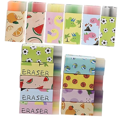 Didiseaon 15 Stück Radiergummi- für Bleistifte für Radiergummis für lustig Klassenzimmer tragbare Radiergummis dekorative Radiergummis PVC Colorful Didiseaon 15 Stück Radiergummi- für Bleistifte für Radiergummis für lustig Klassenzimmer tragbare Radiergummis dekorative Radiergummis PVC Colorful von Didiseaon