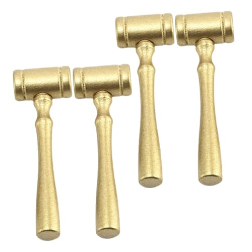Didiseaon 4 Stück Richter Hammer kinderspielzeug für verbände spielzeuge verband Richter Kostümzubehör klein Mini-Holzhammer Gerichtshammer hölzern Golden Didiseaon 4 Stück Richter Hammer kinderspielzeug für verbände spielzeuge verband Richter Kostümzubehör klein Mini-Holzhammer Gerichtshammer hölzern Golden von Didiseaon