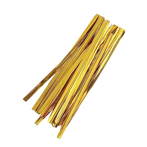 Didiseaon 800 Stück Goldenes Drahteilseil Party Lecker opp Süßigkeitentasche Krawatten zum Verpacken von Geschenken behandeln Taschen Krawatten Brotbeutel binden Süßbeutelkrawatten Didiseaon 800 Stück Goldenes Drahteilseil Party Lecker opp Süßigkeitentasche Krawatten zum Verpacken von Geschenken behandeln Taschen Krawatten Brotbeutel binden Süßbeutelkrawatten von Didiseaon
