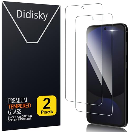 Didisky 2 Stück Schutzfolie Kompatibel für Samsung Galaxy A36, A56, S24 FE, 9H High Definition Schutzfolie, Anti-Kratzen, Einfach anzuwenden Didisky 2 Stück Schutzfolie Kompatibel für Samsung Galaxy A36, A56, S24 FE, 9H High Definition Schutzfolie, Anti-Kratzen, Einfach anzuwenden von Didisky