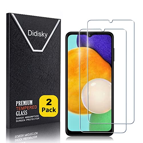 Didisky [2 Stück] Schutzfolie Kompatibel mit Samsung Galaxy A13 4G/5G, Galaxy A04S,A04, 9H Hartglas, Keine Blasen, High Definition Schutzfolie, Einfach anzuwenden von Didisky