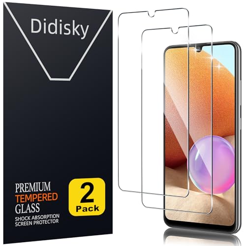 Didisky 2 Stück Schutzfolie Kompatibel mit Samsung Galaxy A32, Entsperren von Fingerabdrücken,9H Hartglas, Keine Blasen, High Definition Schutzfolie, Einfach anzuwenden, Fall-freundlich Didisky 2 Stück Schutzfolie Kompatibel mit Samsung Galaxy A32, Entsperren von Fingerabdrücken,9H Hartglas, Keine Blasen, High Definition Schutzfolie, Einfach anzuwenden, Fall-freundlich von Didisky