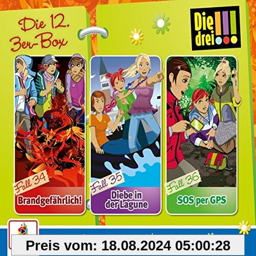 Die 12.3er-Box (Folgen 34-36) von Die Drei ???