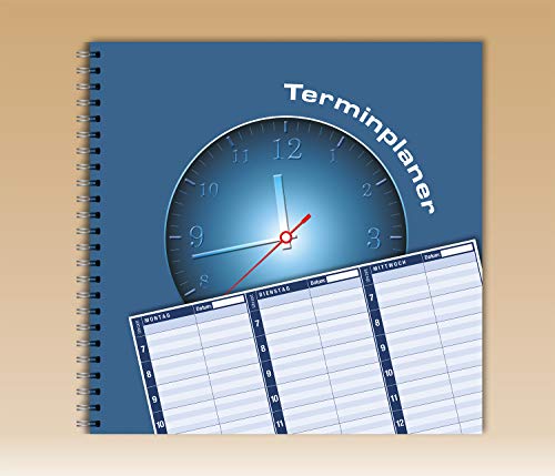 Praxisplaner Büroplaner Terminplaner 2er Einteilung von Die Kalenderversender