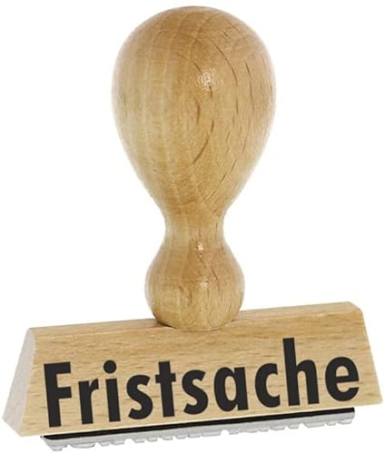 Lagerstempel/Holzstempel Fristsache von Kaufhaus2010 von Die Stempel GmbH