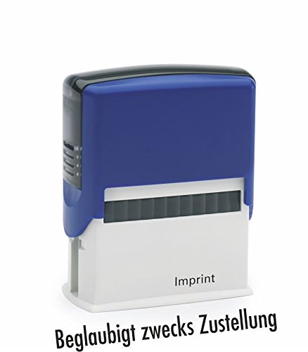 Lagerstempel/Selbstfärber Beglaubigt zwecks Zustellung von Kaufhaus2010 von Die Stempel GmbH