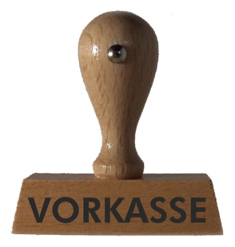 Lagerstempel VORKASSE vom Kaufhaus2010 von Die Stempel GmbH