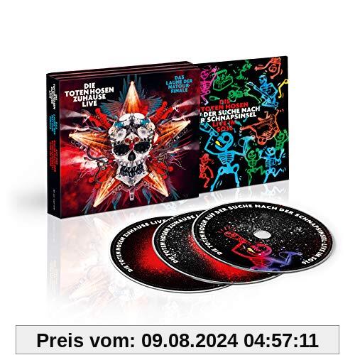 „Zuhause Live: Das Laune der Natour-Finale plus Auf der Suche nach der Schnapsinsel: Live im SO36“ (3 CD DigiPak) von Die Toten Hosen