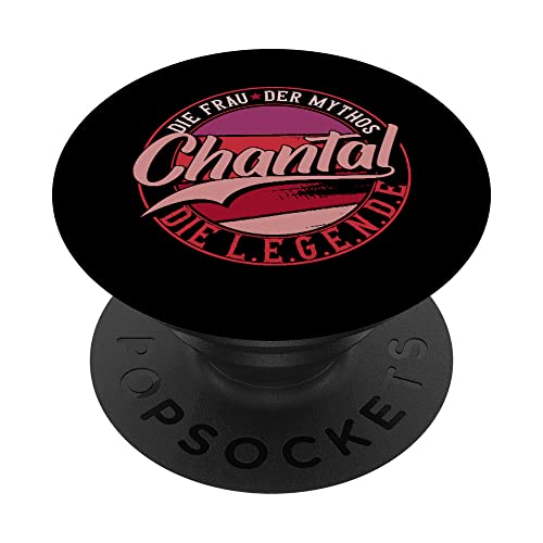 Chantal Die Frau der Mythos die Legende Vornamen PopSockets mit austauschbarem PopGrip Chantal Die Frau der Mythos die Legende Vornamen PopSockets mit austauschbarem PopGrip von Die besten Retro Vorname Geschenke für Damen
