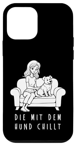 Lustiges Hunde Outfit Hundebesitzer Die mit dem Hund chillt Hülle für iPhone 12 mini Lustiges Hunde Outfit Hundebesitzer Die mit dem Hund chillt Hülle für iPhone 12 mini von Die mit dem Hund chillt Design für Damen Mädchen