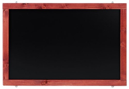 Rustikale Tafel Kreidetafel Wandtafel Küchentafel mit Holzrahmen zur Beschriftung mit Kreide im Landhausstil in verschiedenen Größen und Farben (Mahagoni, 150x60cm) von DieKreidetafel
