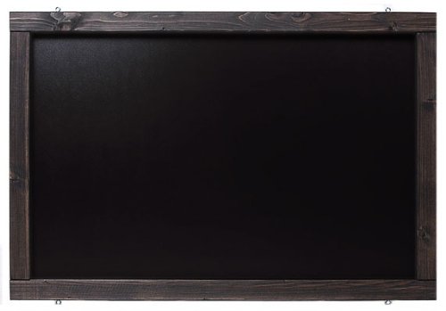 Rustikale Tafel Kreidetafel Wandtafel Küchentafel mit Holzrahmen zur Beschriftung mit Kreide im Landhausstil in verschiedenen Größen und Farben (Schwarz, 100x50cm) von DieKreidetafel