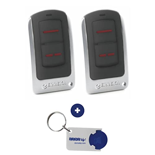 2X Iris Erreka IR02/868 Fernbedienung – Frequenz 868 MHz + 1 Domobip Schlüsselanhänger von Dieffematic