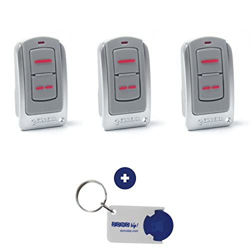 3X Iris Erreka IR02 Fernbedienungen – Frequenz 433 MHz + 1 Domobip Schlüsselanhänger von Dieffematic