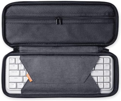 Dierya KEMOVE Tastatur Tasche,Harte Eva Tragetasche Für 60% 65% Prozent Tastatur,Gaming Tastatur Mechanische,Kabellose Keyboard Travel Carrying Case,Schwarz von Dierya