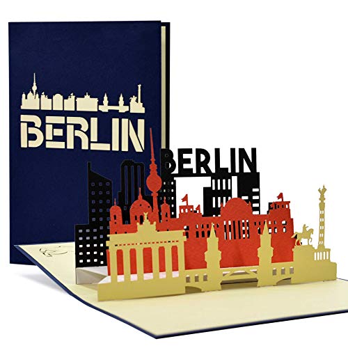 Reisegutschein Berlin, Wochenende I Städtetrip Berlin als Pop Up Karte, Geschenk, Geschenkideen, Geschenkgutschein Städtereise, A109 von Diese-Klappkarten