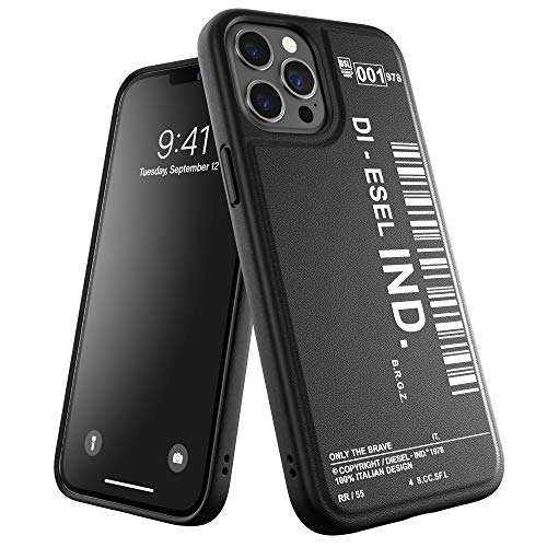 Diesel Designed for iPhone 12 Pro Max 6.7 Case, Moulded Core, Shockproof, Drop Tested Protective Cover with Raised Edges, Black White 42490 Diesel Designed for iPhone 12 Pro Max 6.7 Case, Moulded Core, Shockproof, Drop Tested Protective Cover with Raised Edges, Black White 42490 von Diesel