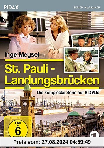 St. Pauli Landungsbrücken / Die komplette 60-teilige Kultserie (Pidax Serien-Klassiker) [8 DVDs] von Dieter Wedel